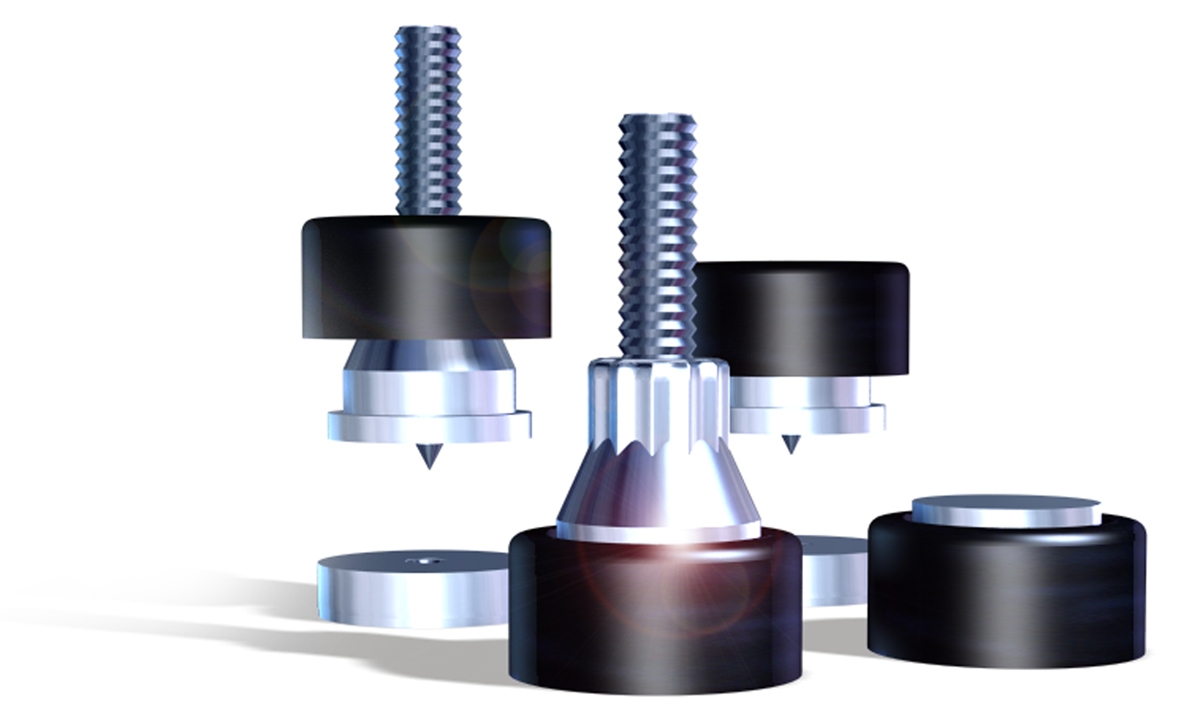 Soundcare Superspike 4-pack M8 Zilver / Zwart - Afbeelding 3