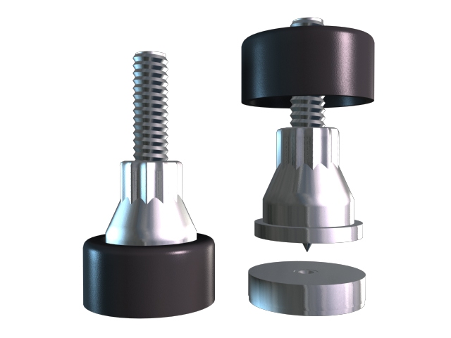 Soundcare Superspike 4-pack M8 Zilver / Zwart - Afbeelding 2
