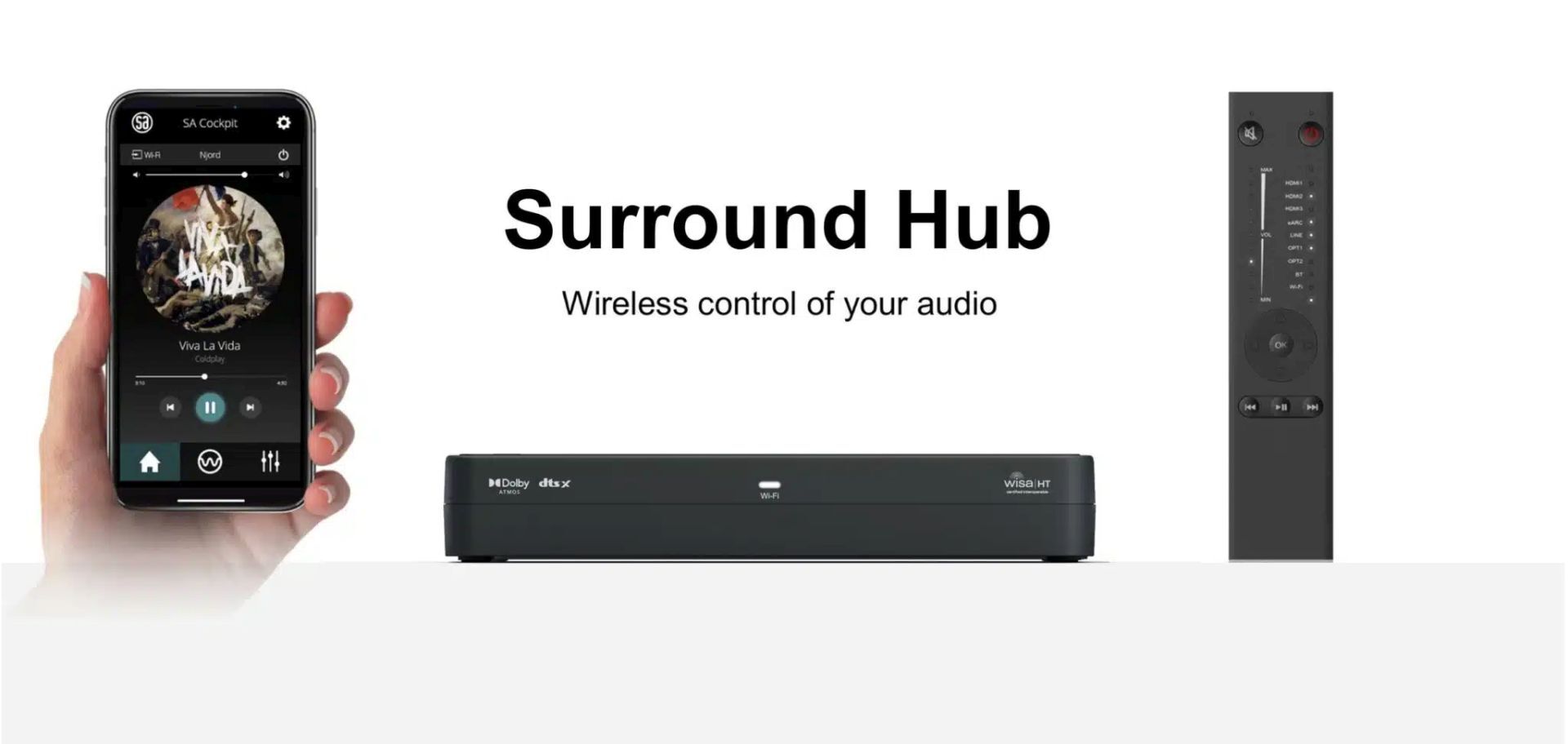 System Audio Surround WISA Hub Zwart - Afbeelding 5