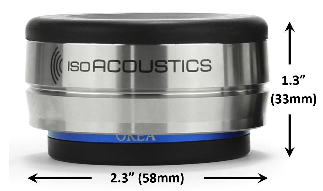 IsoAcoustics Orea Indigo Single Donker chroom - Afbeelding 2