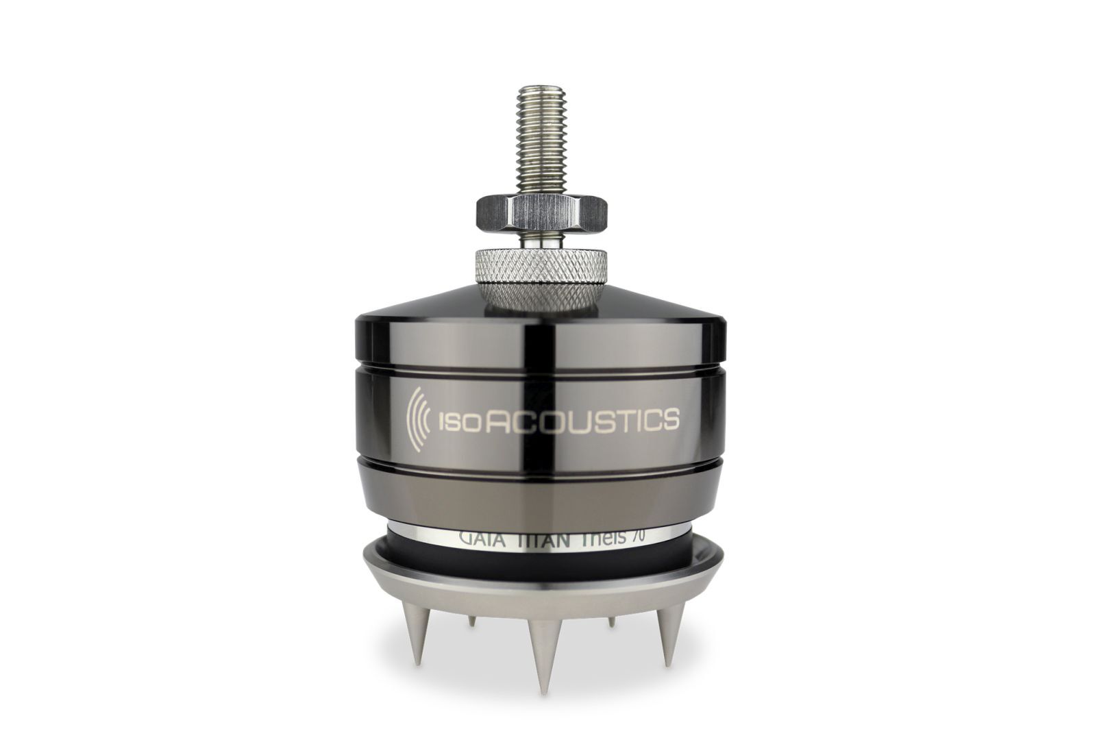 IsoAcoustics Titan Theis (4x) Donker RVS - Afbeelding 2