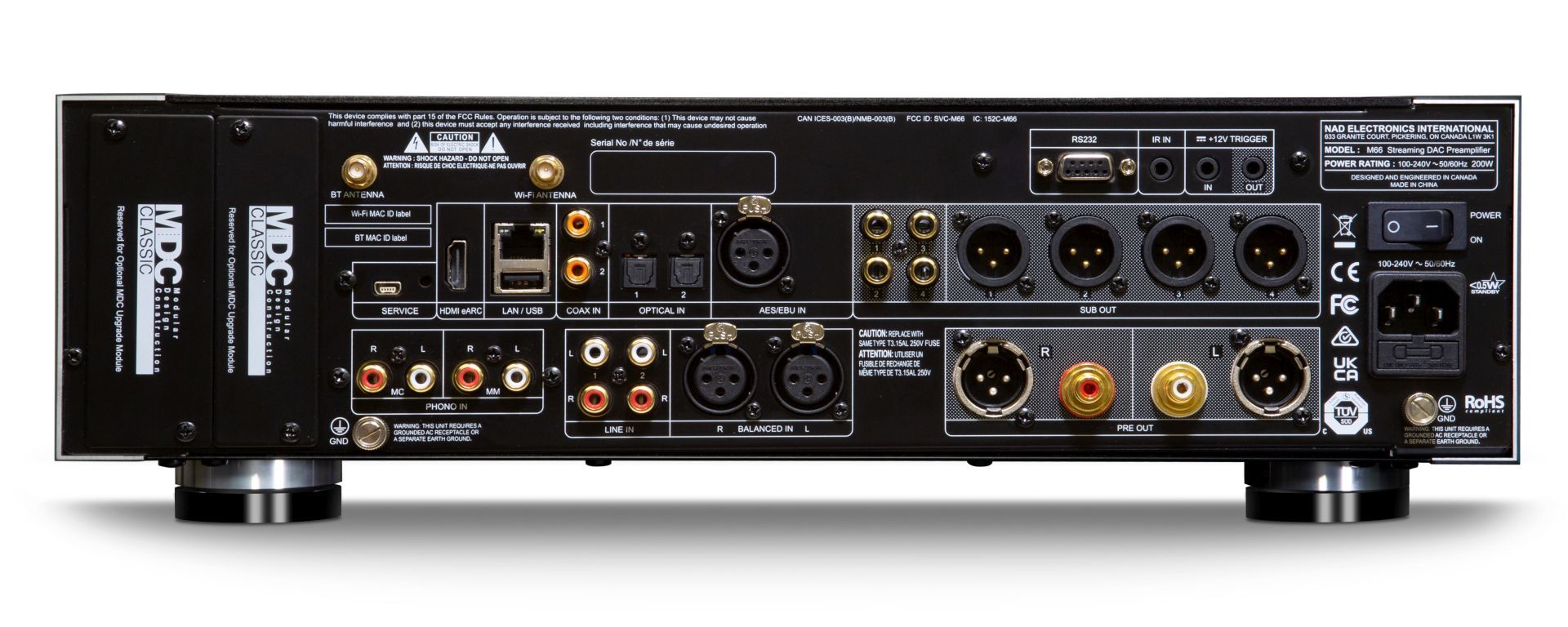NAD M66 Zilver - Afbeelding 3