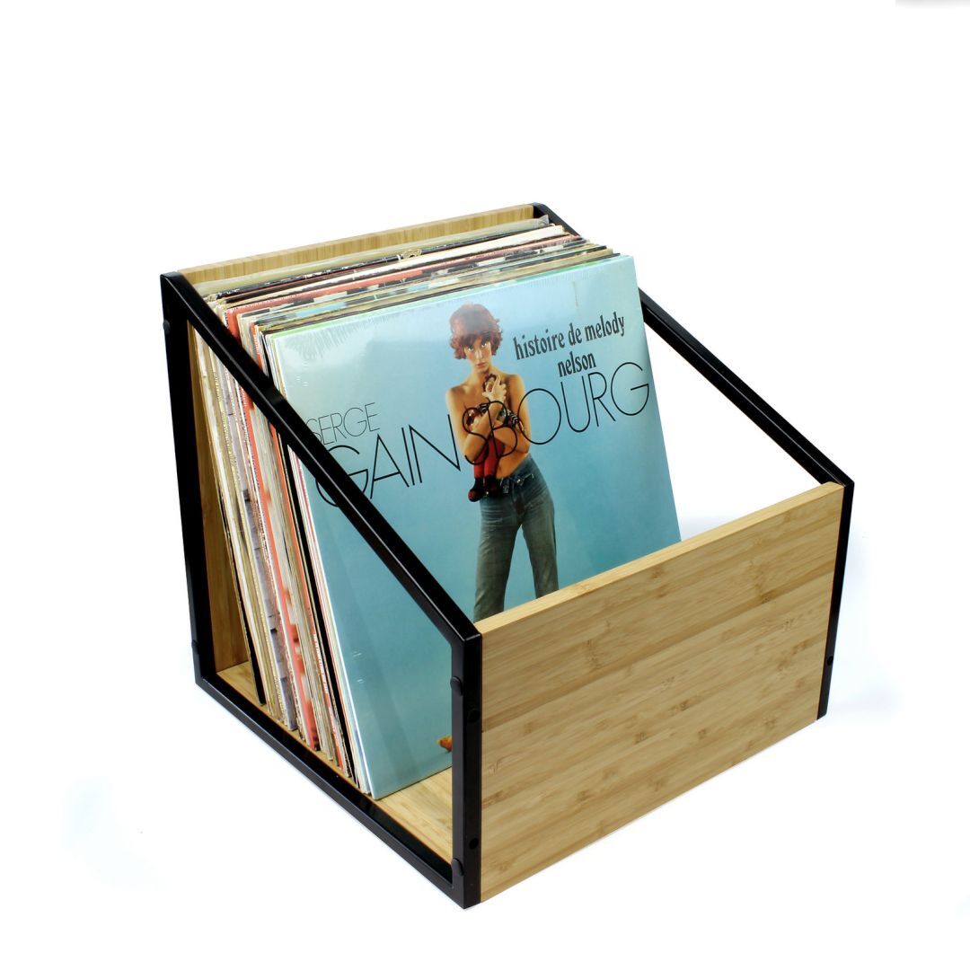 Norstone Vinyl LP Case Bamboo/Zwart