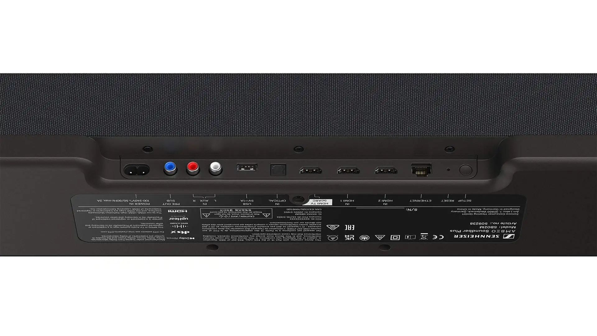Sennheiser Ambeo Plus Soundbar Zwart - Afbeelding 6
