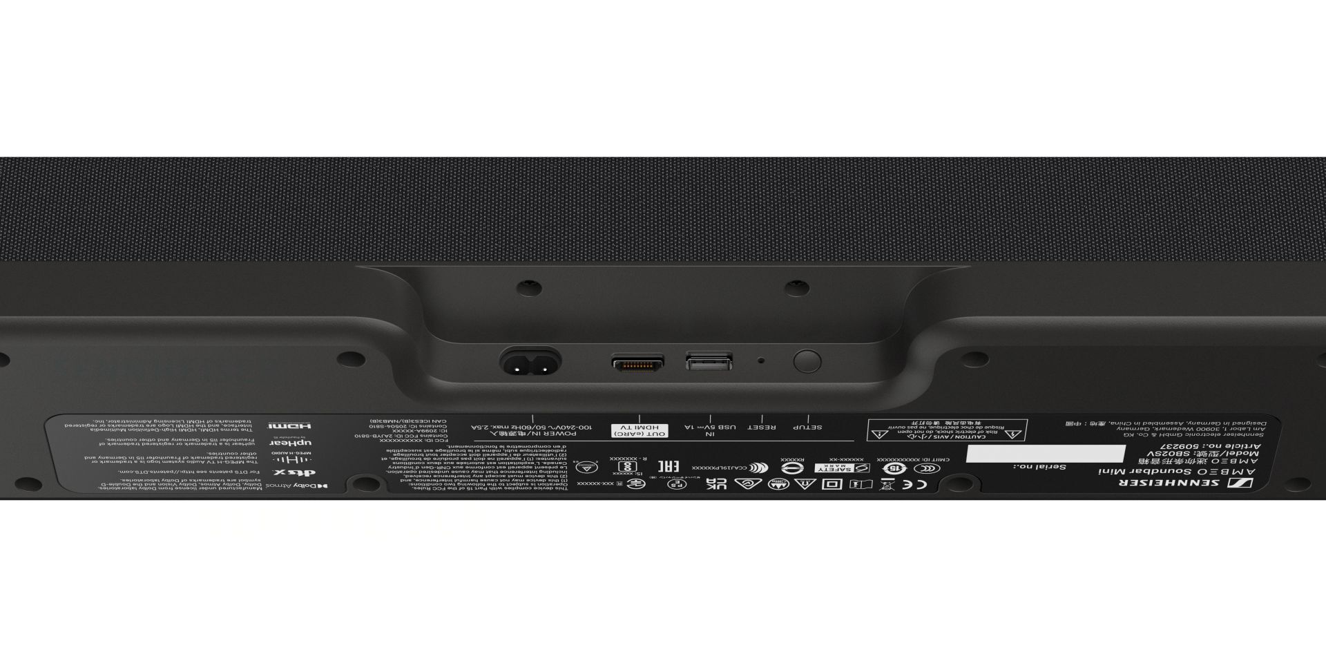 Sennheiser Ambeo Soundbar Mini Zwart - Afbeelding 6
