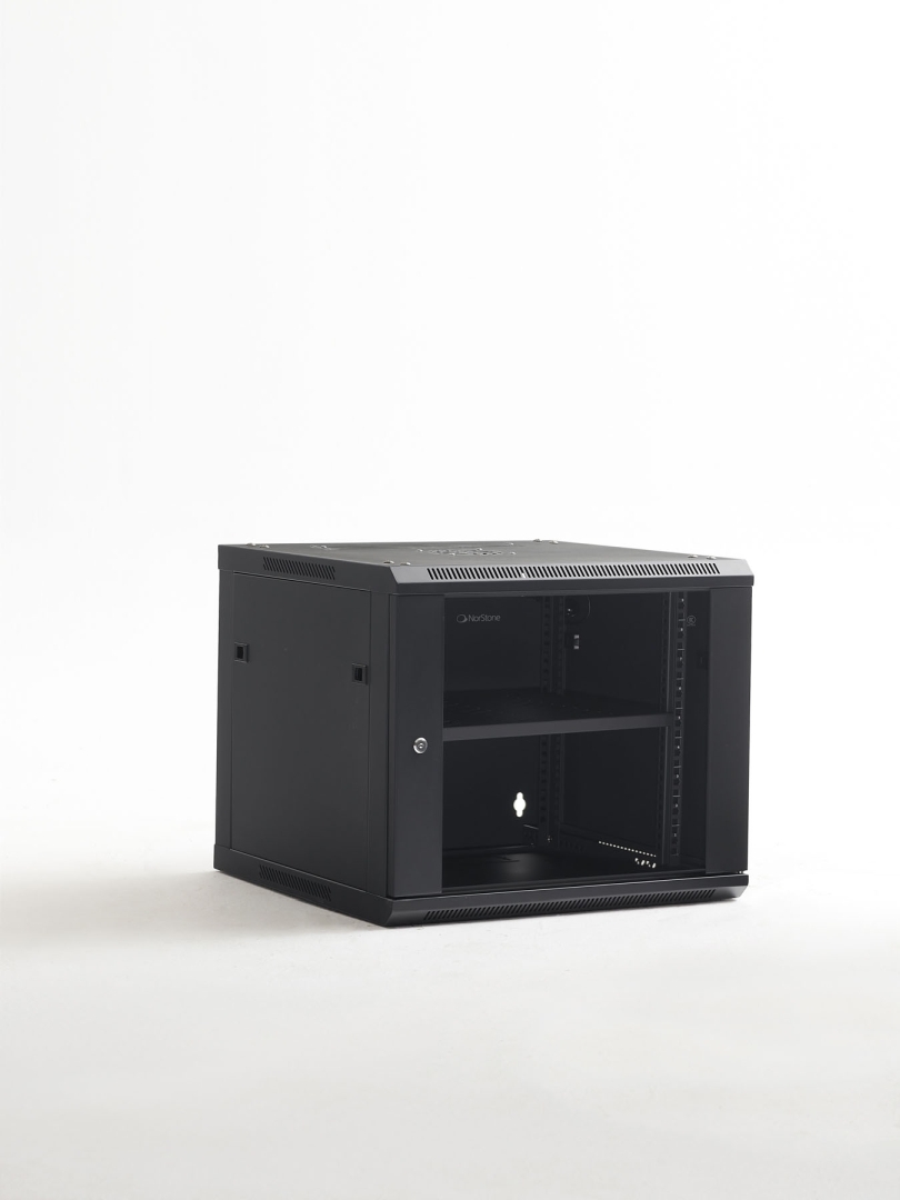 Norstone 19" Wall rack 9U Zwart