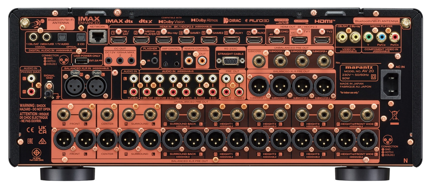 Marantz AV20 Zwart - Afbeelding 4