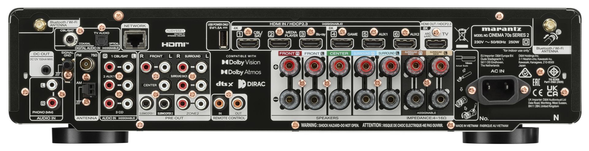Marantz Cinema 70S2 Zwart - Afbeelding 5